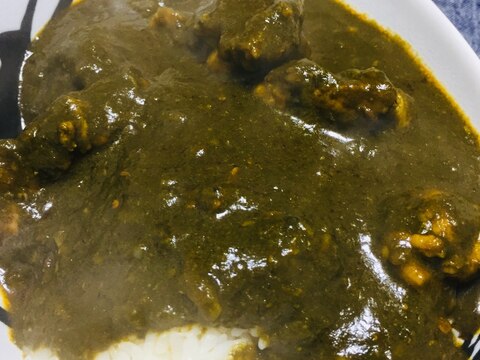 サグチキンカレー(ほうれん草チキンカレー)